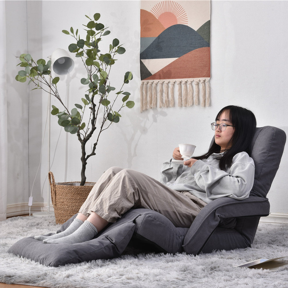 座椅子,ソファー,ひじ掛け付き,クッション付き,折り畳み