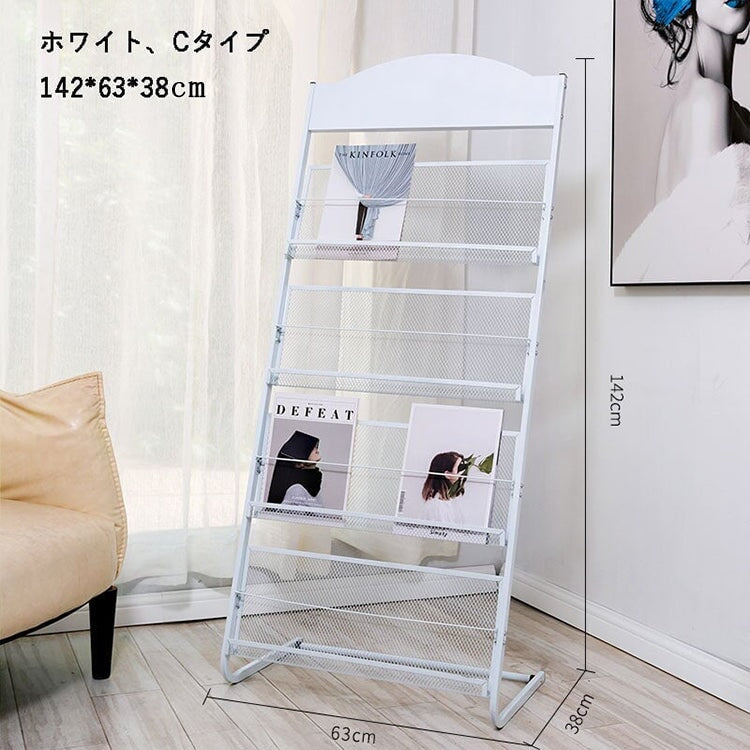 マガジンラック　パンフレット　スタンド　ZZJ-M-005