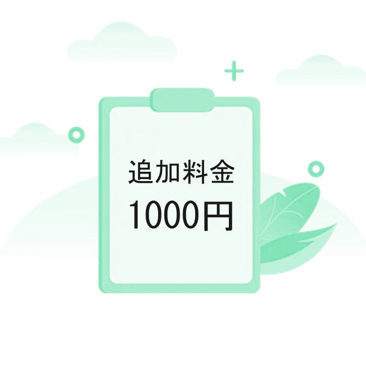 ご注文の追加料金