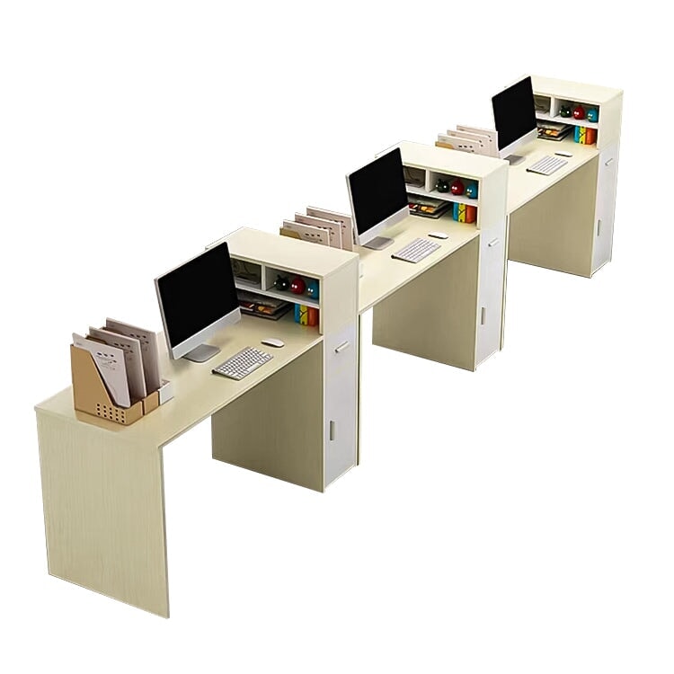 オフィスデスク　書斎デスク　オフィス家具　木目調　引出し付き　扉付き収納　トップパネル付き　シンプル　ナチュラル　カスタマイズ可能　BGZ-M-139
