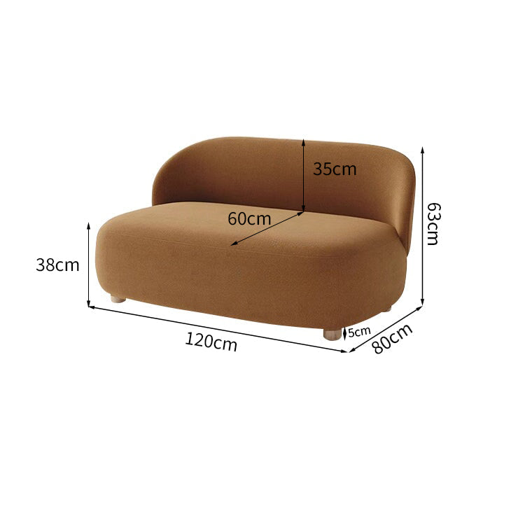広い座面　ゆとり　高密度ウレタン　弾力性　柔らか　合成皮革　耐水性　天然木脚　ソファ　二人掛け　コンパクト　シンプル　モダン　快適　カスタマイズ可能　BSF-K009