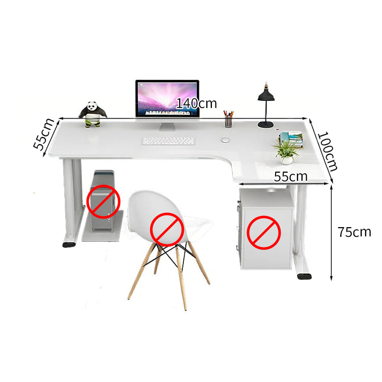 デスク　パソコンデスク　オフィス 机　木製　L字型　安定性　Ｒ仕上げ　配線穴付き　シンプル　木目調　簡素　実用　HD206-K