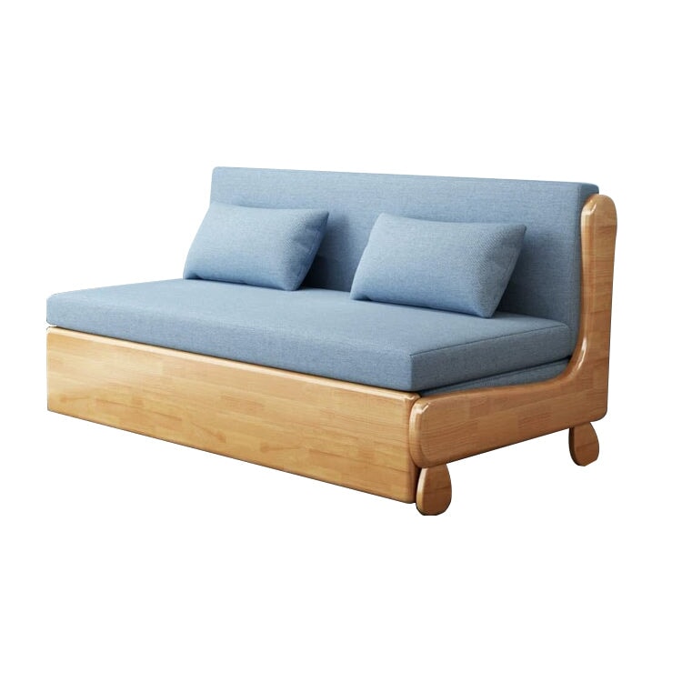 伸長式ベッド 木製ソファベッド ソファー 天然木 おしゃれ