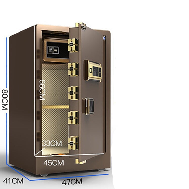 金庫　業務用　防犯金庫　指紋認証　パスワード入力　タッチパネル　WIFI対応　USBポート　スタイリッシュ　ブラック　ブラウン　BXG-M-007