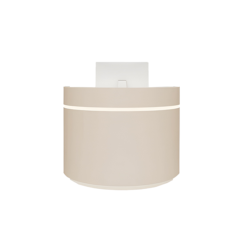 円弧状受付カウンター