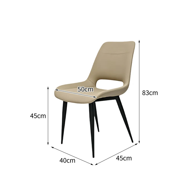 ミルクベージュ / 40*45*83cm / Cタイプ・チェア