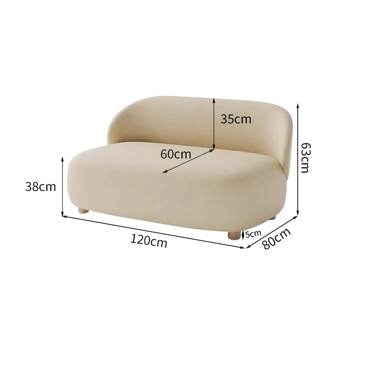 広い座面　ゆとり　高密度ウレタン　弾力性　柔らか　合成皮革　耐水性　天然木脚　ソファ　二人掛け　コンパクト　シンプル　モダン　快適　カスタマイズ可能　BSF-K009