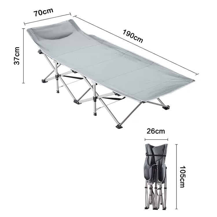 ベッド 折り畳みベッド 簡易ベッド 昼寝用 キャンプ用 折りたたみ可能