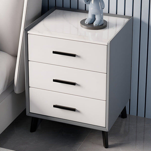 コンパクトベッドサイドテーブル 40x40x58cm