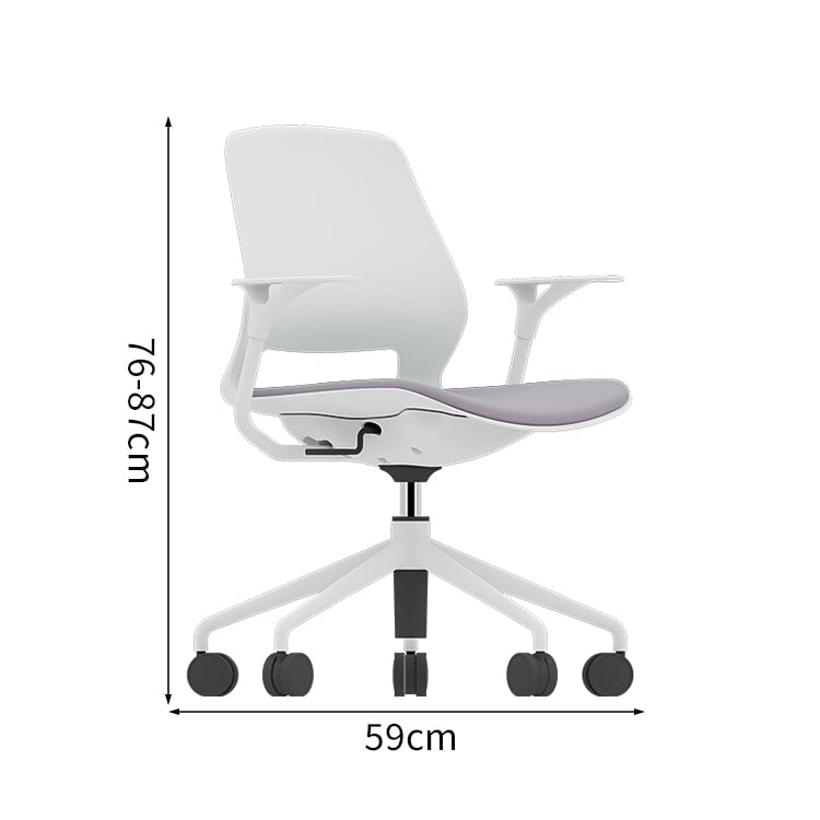 シリコンフィル　PP樹脂　スチールフレーム　人間工学　オフィス用　オフィスチェア　デスクチェア　ワークチェア　チェア　モダン　シンプル　快適　ブラック　グレー　BGY-K025