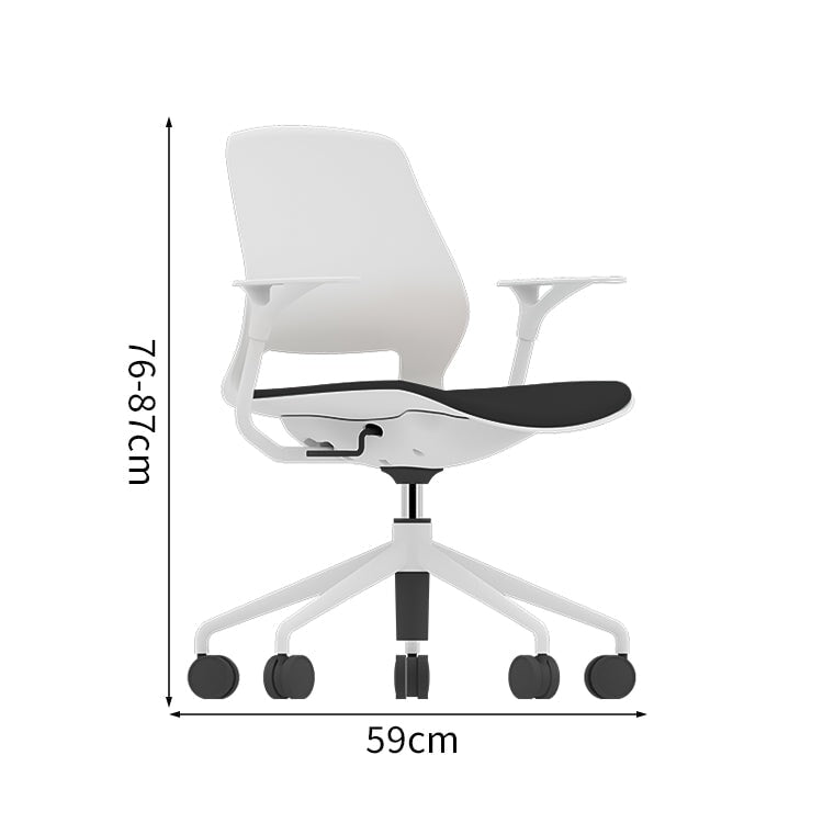 シリコンフィル　PP樹脂　スチールフレーム　人間工学　オフィス用　オフィスチェア　デスクチェア　ワークチェア　チェア　モダン　シンプル　快適　ブラック　グレー　BGY-K025