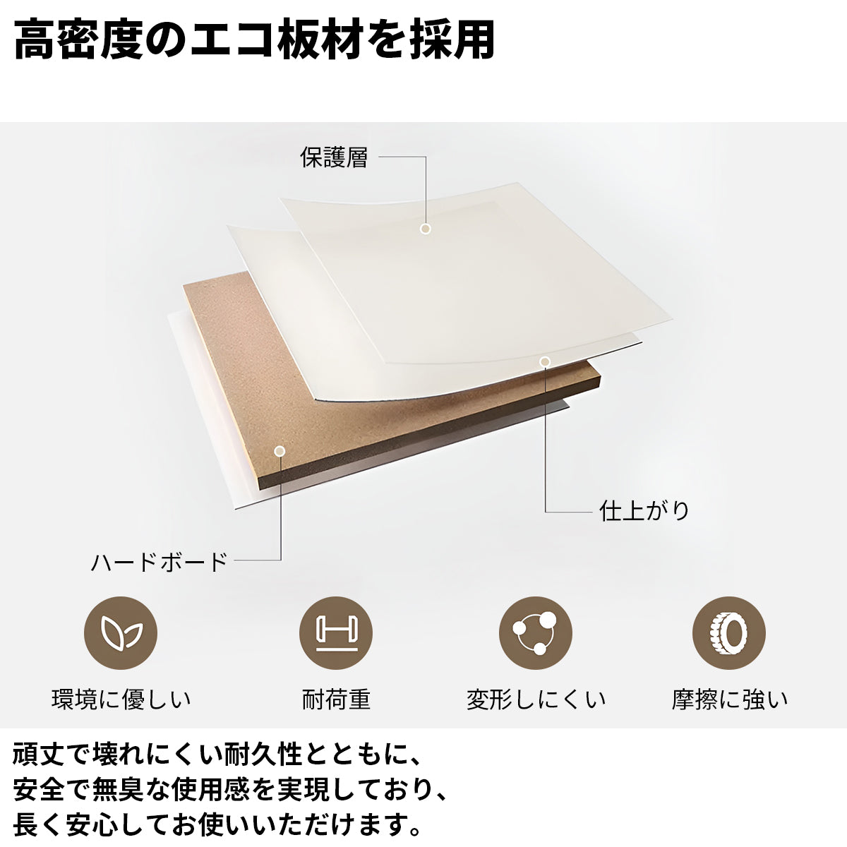 LEDライト　調光機能　鏡　エコ板材　頑丈　収納ラック　引き出し　伸縮可能　Ｒ仕上げ　アイアン脚　安定性　ドレッサー　化粧台　鏡台　モダン　エレガント　上品　グレー　ブラック　HZT-K030