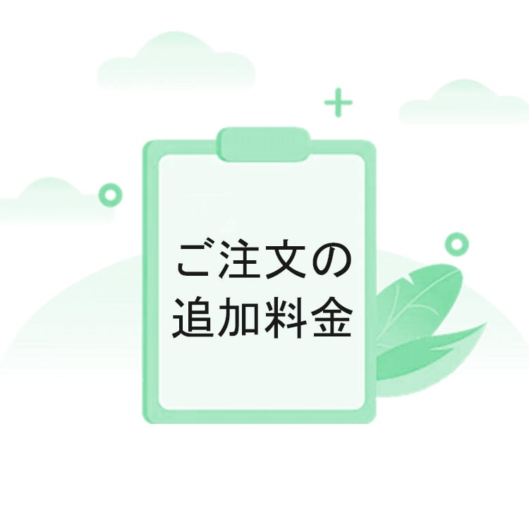 ご注文の追加料金