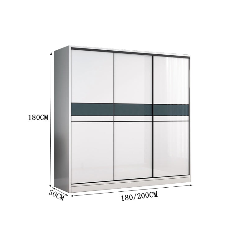 クローゼット　ワードローブ　服　収納　大容量　多段式　奥行き　エコ板材　扉付き　分類収納　引き戸　使い勝手　実用　YG-C025 
