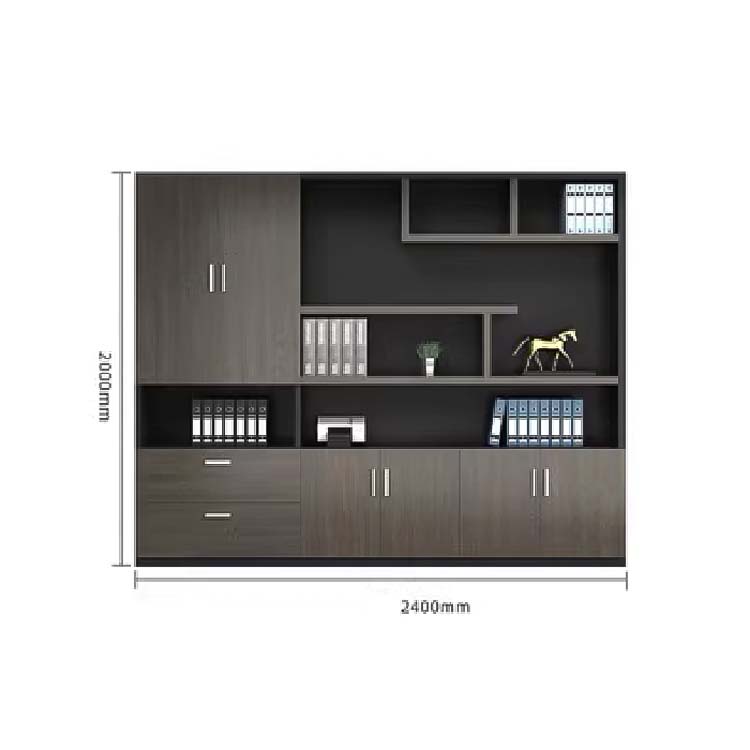 キャビネット　木製書庫  本棚　収納棚　ファイリングキャビネット　オフィス家具 事務所 収納  木製　CWG-046 - kaguyasu