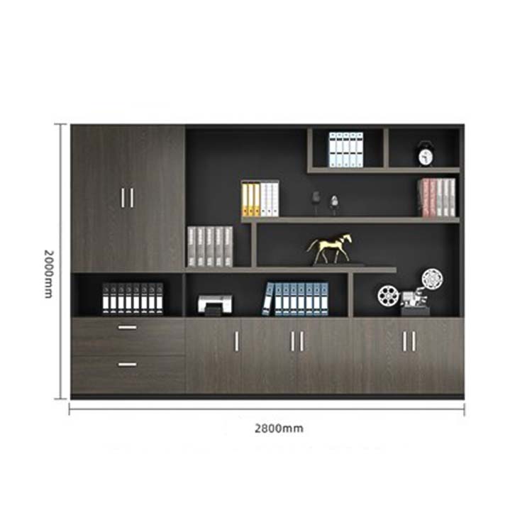 キャビネット　木製書庫  本棚　収納棚　ファイリングキャビネット　オフィス家具 事務所 収納  木製　CWG-046 - kaguyasu