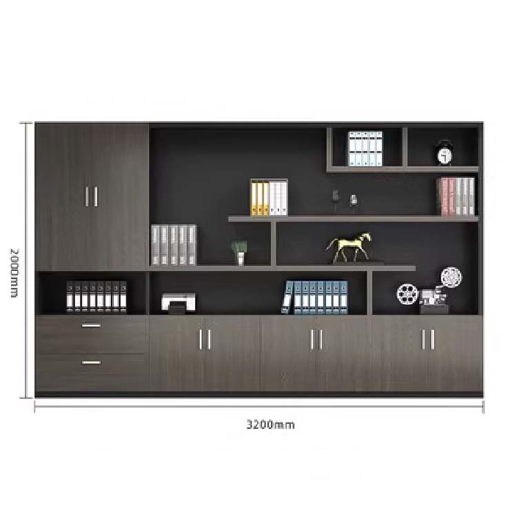 キャビネット　木製書庫  本棚　収納棚　ファイリングキャビネット　オフィス家具 事務所 収納  木製　CWG-046 - kaguyasu