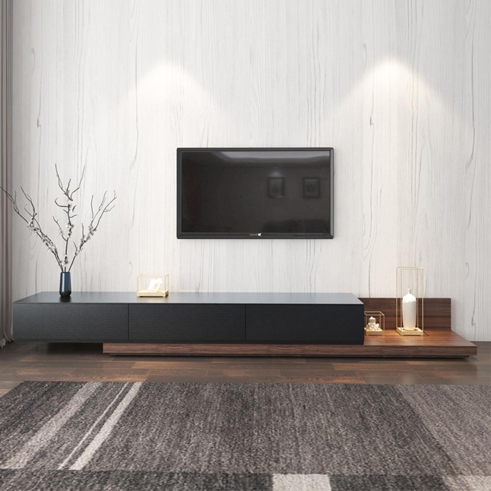 大容量収納スペース　スライドレール　シンプル　シック　高級感　モダン　木目調　テレビボード　テレビ台　DSG-K-011 kaguyasu